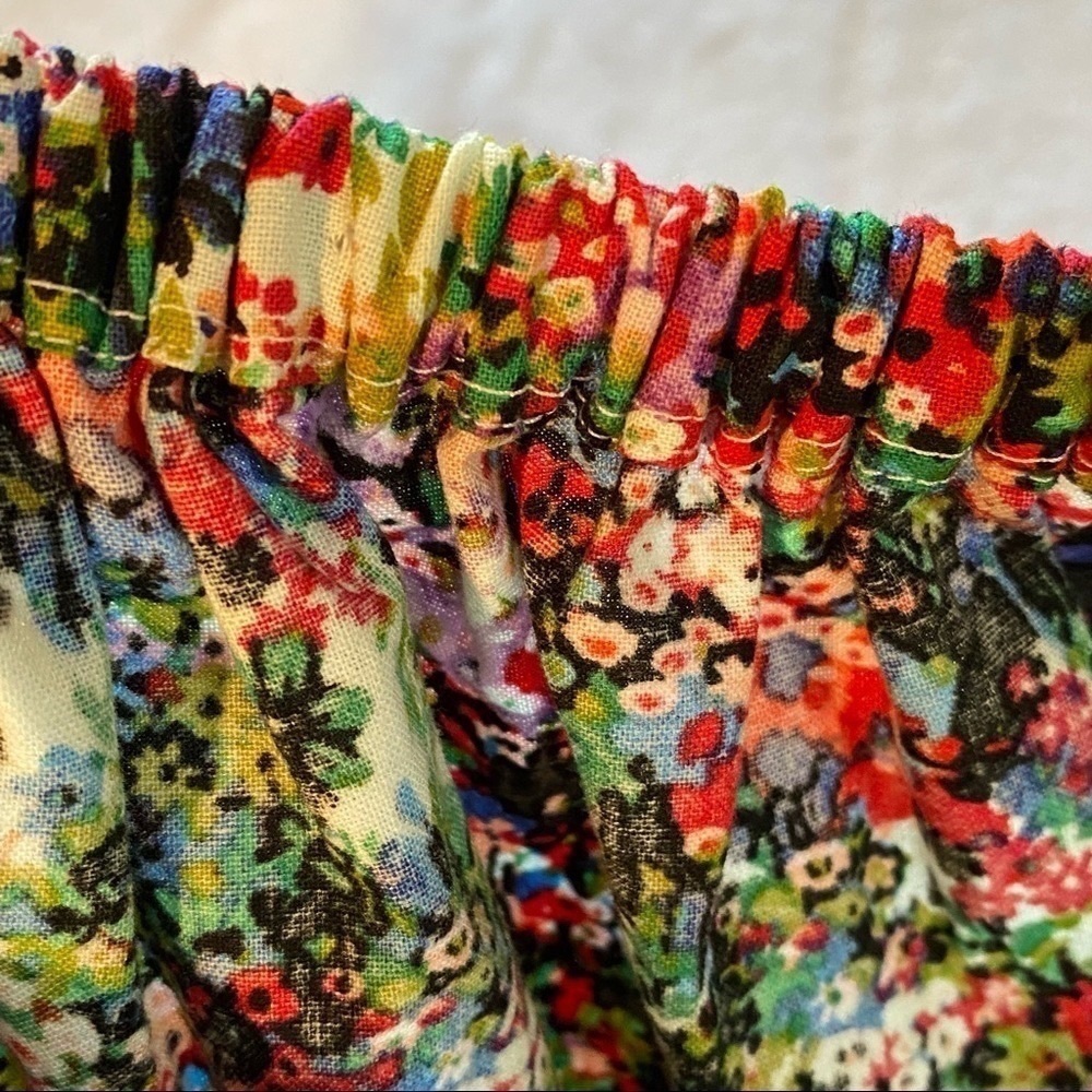 Handmade Homemade Floral Shift Dress Muumuu Size Medium - Picture 9 of 10